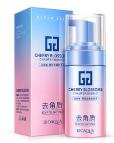 789613 BIOAQUA CHERRY BLOSSOMS Отшелушивающий мусс для лица с экстрактом сакуры (скатка), 120 мл