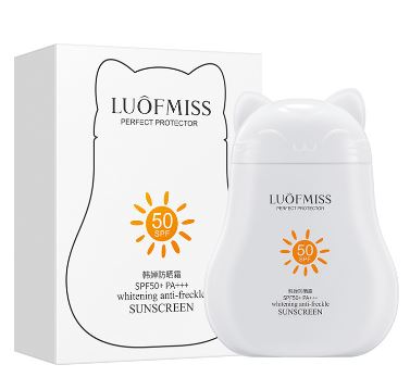 LUOFMISS Крем солнцезащитный для лица и тела,  осветляющий , SPF 50+, PA+++, 30мл 