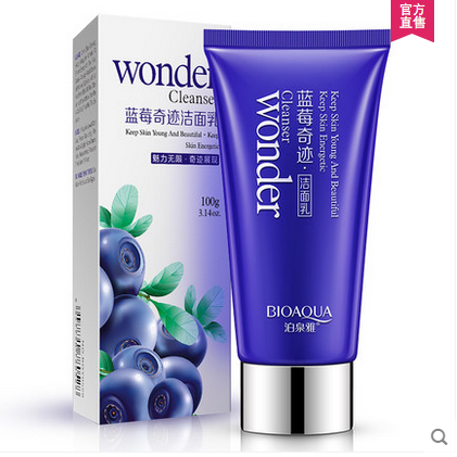 780627 BIOAQUA Wonder Средство для умывания с экстрактом голубики, 100 г,