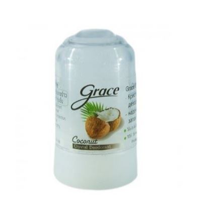 *910988 Grace Crystal deodorant Coconut Дезодорант кристалл Кокос, 120г