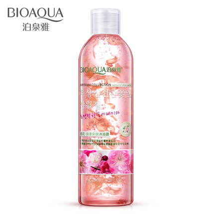 797618 BIOAQUA Гель для душа с лепестками сакуры, 250 мл, 15 шту