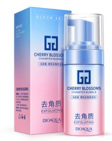 789613 BIOAQUA CHERRY BLOSSOMS Отшелушивающий мусс для лица с экстрактом сакуры (скатка), 120 мл