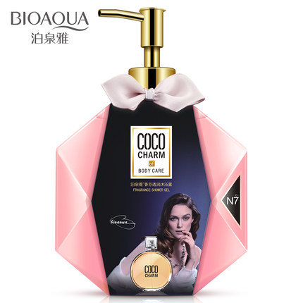 799025 BIOAQUA COCO CHARM Ароматизированный увлажняющий гель для душа, 600 мл