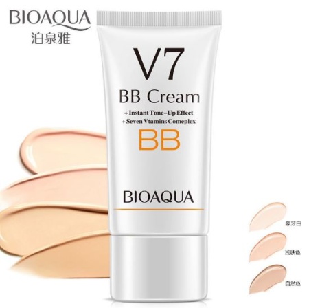 BIOAQUA V7  ВВ – крем для лица «Ленивый макияж» (01 натуральный), 40г