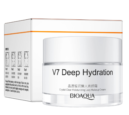 BIOAQUA V7 DEEP HYDRATION крем для лица с тонирующим эффектом, 50 г.