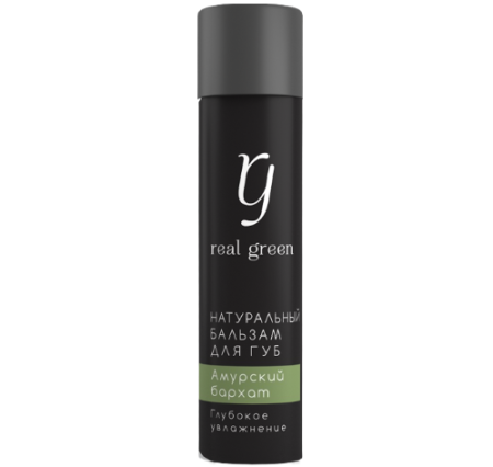 REALGREEN Натуральный бальзам для губ "Амурский Бархат", 4г