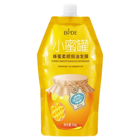 *369219 BPDE HONEY SMOOTHING OIL HAIR MASK Маска для волос с медом, 350г