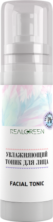 REALGREEN Увлажняющий тоник для лица, 100 мл