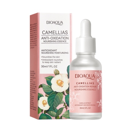 BIOAQUA CAMELLIAS ANTI-OXIDATION Антиоксидантная эссенция для лица с экстрактом камелии, 30 мл 