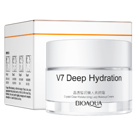 *BIOAQUA V7 DEEP HYDRATION крем для лица с тонирующим эффектом, 50 г.