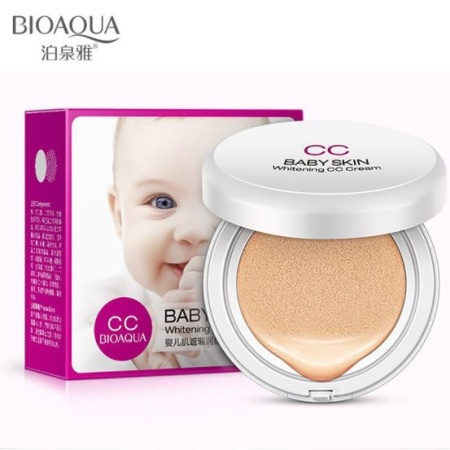 BIOAQUA Whitening CC-Крем в кушоне (02 Слоновая кость) , 15г