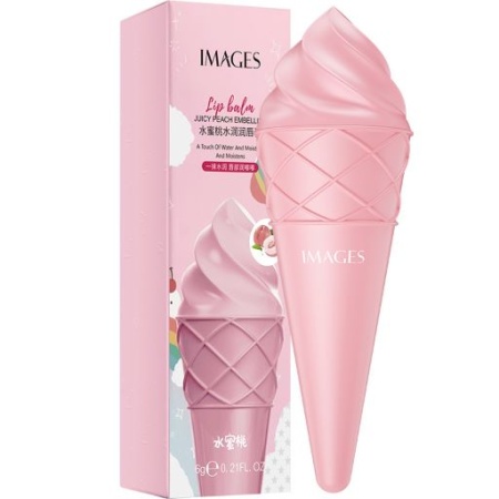IMAGES JUCY PEACH and Embellish Бальзам для губ с экстрактом персика, 6г.