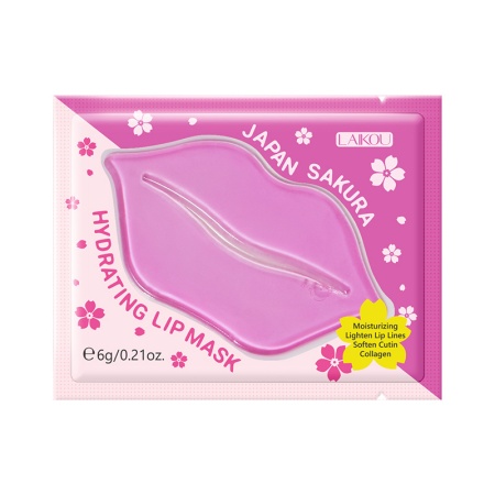 LAIKOU Маска для губ с экстрактом сакуры, 6г