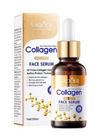 737466 SADOER COLLAGEN ANTI-AGING SERUM Увлажняющая сыворотка для лица с коллагеном, 30мл