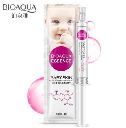Bioaqua Baby Skin Увлажняющая эссенция для лица с гиалуроновой кислотой (в шприце) , 10 мл
