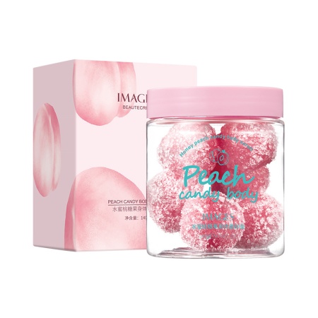 *330434 IMAGES Peach Candy Body скраб для тела в шариках с экстрактом персика, 140 г.