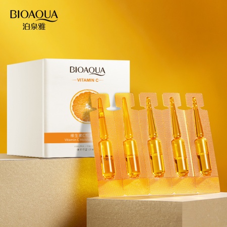 BIOAQUA Vitamin C Moisturizing Essence увлажняющая эссенция для лица с витамином С, 2мл*20шт