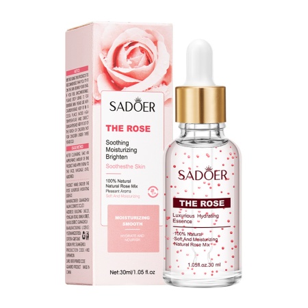 SADOER THE ROSE SOOTHESTHE SKIN Эссенция для лица с экстрактом розы, 30 мл