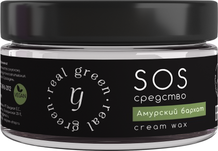 REALGREEN Крем-воск "Амурский бархат" SOS - средство, 100 мл
