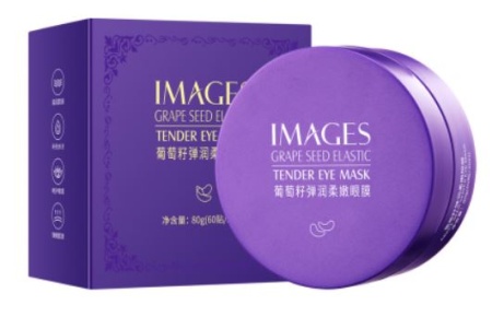 *893066 IMAGES GRAPE SEED ELASTIC Гидрогелевые патчи для глаз с экстрактом винограда, 80г/60шт 
