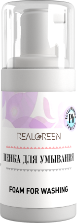 REALGREEN Пенка для умывания с элеутерококком, 100 мл