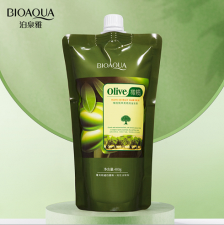 BIOAQUA OLIVE Маска для волос с оливой, 400г