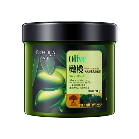 BIOAQUA  Olive Маска для волос с оливой, 500 мл, 18шт/уп