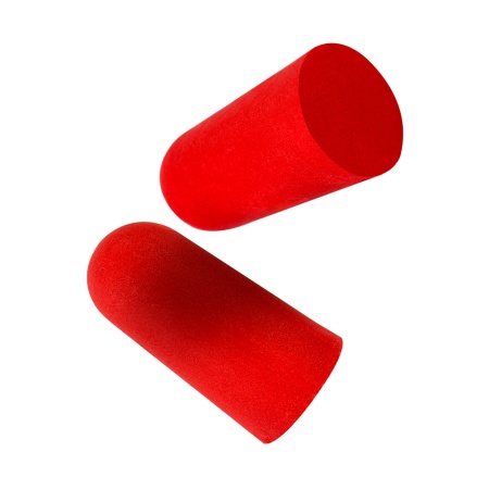 Одноразовые беруши в индивидуальной упаковке (цвет красный), 200шт/упак