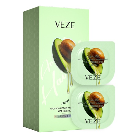 VEZE WET HAIR FILM Маска для волос с экстрактом авокадо, 12г*6шт