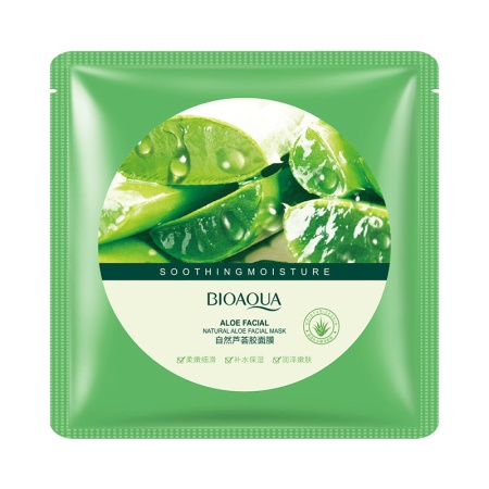 BIOAQUA  Маска - салфетка для лица с экстрактом алоэ вера, 30 г