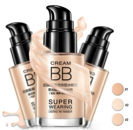 BIOAQUA  BB Cream Корректирующий ВВ крем для лица (02 Слоновая кость) , 30мл, 12ш/уп